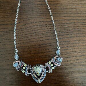 STATEMENT JEWELRY Handcrafted artisan handmade metal necklace